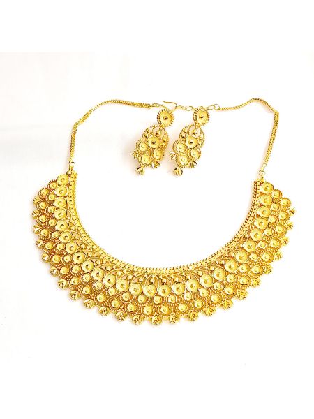Sunrise gold forming necklace set