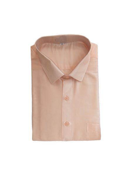 Cream coloured mens silk shirt