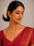 Designer Neckalace and earring with white stones