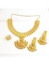 Traditional design necklace set with earring & ring