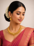 Gold plated necklace with tiny danglings