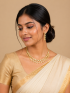 Imitation Neckalace with White AD Stones AD-NE-12