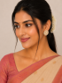 full pearl included earing with gold plated
