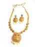 Temple Jewellery with green pink stones and Pearl