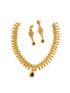 Neckalace and Earring with black and white stones