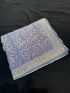 Mint Green & Lavender Ombre Soft Silk Saree with Matching Blouse Piece
