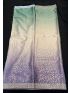Mint Green & Lavender Ombre Soft Silk Saree with Matching Blouse Piece