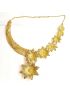 Chunk gold plated necklace