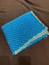  Royal Blue Embellished Soft Silk Saree with Matching Blouse Piece