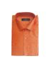 Orange coloured silk men's shirt