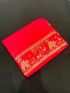  Red Soft Raw Silk Saree with Matching Blouse Piece