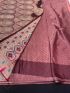 Elegant Dusty Rose Banarasi Saree with Intricate Zari Weaving