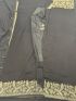 Elegant Black Embroidered Saree with Matching Blouse