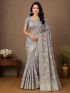 Elegant Floral Cotton Saree with Matching Blouse