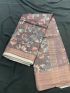 Elegant multicolour floral  Cotton Saree with Matching Blouse