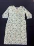 Elegant White Floral Cotton Salwar Suit with Matching Dupatta