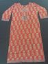 Elegant Rust Red Floral Cotton Salwar Suit with Matching Dupatta