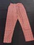 Elegant Brick Red Cotton Salwar Suit with Matching Sky Blue Dupatta