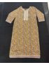 Elegant Mustard Paisley Cotton Salwar Suit with Matching Dupatta
