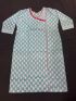 Elegant Sky Blue Printed Cotton Salwar Suit with Matching Dupatta