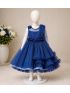 Royal Navy Blue Princess Party Dress