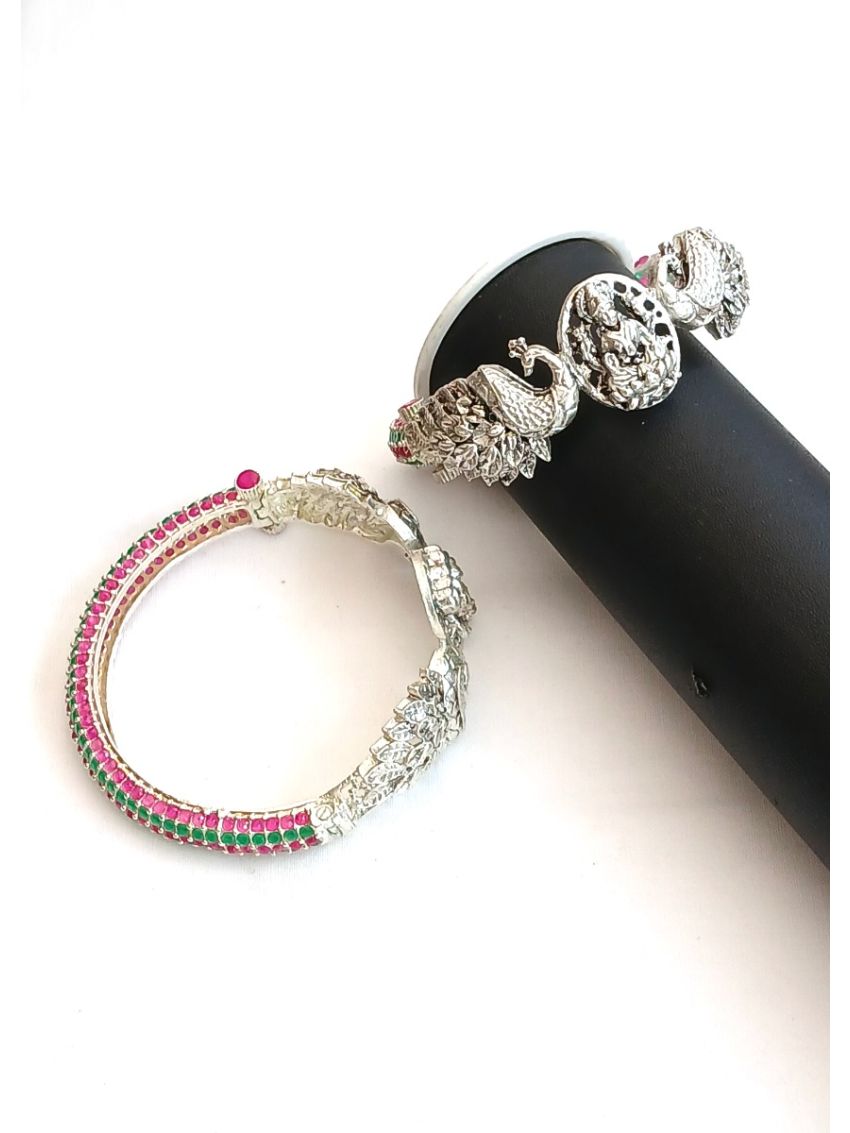 Silver colour temple jewellery