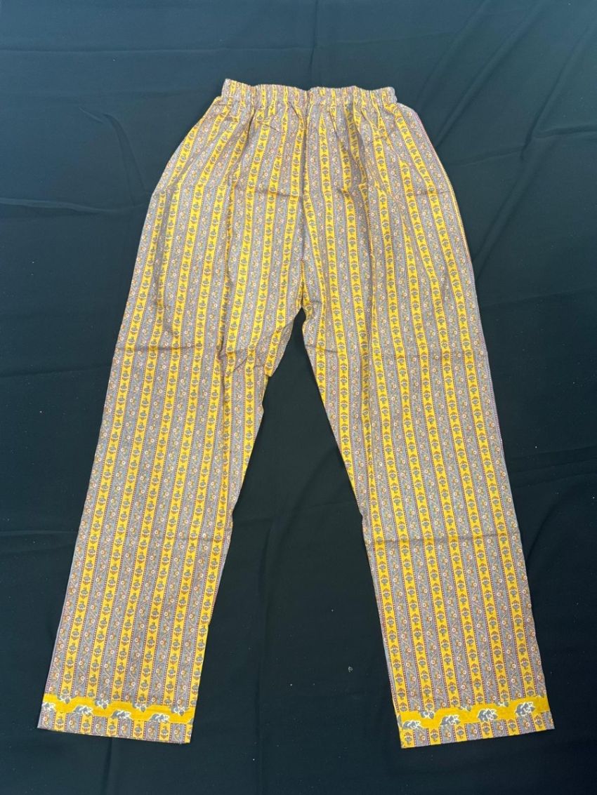 Elegant Mustard Yellow Cotton Salwar Suit with Matching Dupatt