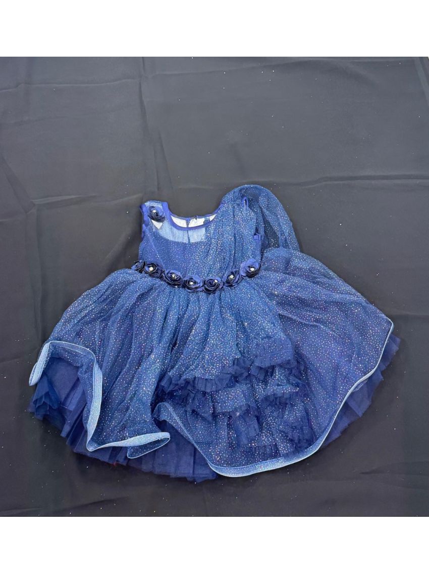 Royal Navy Blue Princess Party Dress